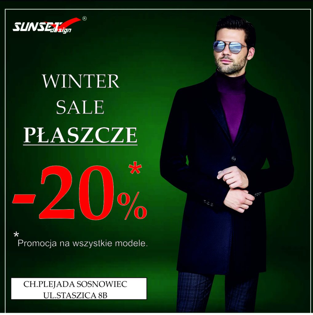 Winter Sale w Sunset design!